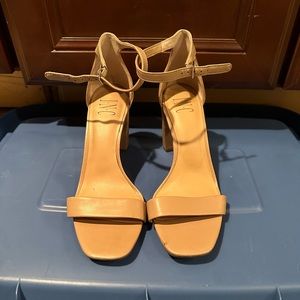 INC Nude Block Heels